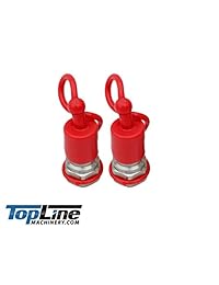 2 unidades AG Quick Coupler Male Pezón Ball Style utilizados en la mayoría de tractores y maquinaria Tractor acoplamiento hidráulico iso5675 1 2" NPT con el polvo Caps