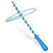 Hand-Push Flying Spinning Dragonfly Stress Relieving Fidget Helicopter Toys Blue