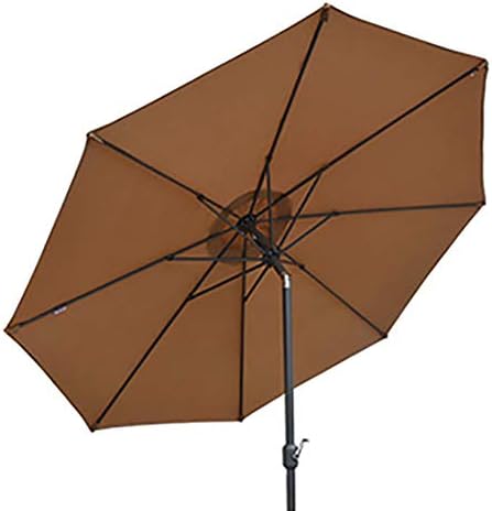 アンブレラテラス 60 シェーキングヘッドデザイン ボタンチルトおよび8リブマーケットチルトスチール