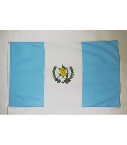 Gartenflagge Belize (30,5 X 45,7 Cm) – Nationalflagge Mit Wappen, Aus Polyester, Einseitig Bedruckt