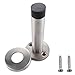 Sumnacon Stainless Steel Door Stopper with Sound Dampening Rubber Bumper - 10 pcs Wall Mount Door Stop, Contemporary Safety Door Holder with Hardware Screws, Brushed Finish, 3.5 Inch in Height
