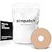SIMPATCH – Universal Adhesive Patch, 0.8-Inch Hole (30-Pack) – Waterproof Adhesive, CGM Tape – Multiple Color Options