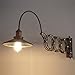 SUSUO Lighting Industrial Look Scissor Extendable Accordion Wall Sconces Loft Style Iron Art Wall Lamp