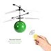 ThinkMax RC Flying Ball for Kids, RC Toys Infrared Induction Helicopter Ball with Shinning LED Lights Built-in and Remote Control Toys for Boys and Girls (Green)
