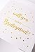 Crisky White Bridesmaid Proposal Box with Gold Foiled Text | Set of 1 Empty Boxes | Perfect for Will You Be My Bridesmaid Gift and Wedding Present