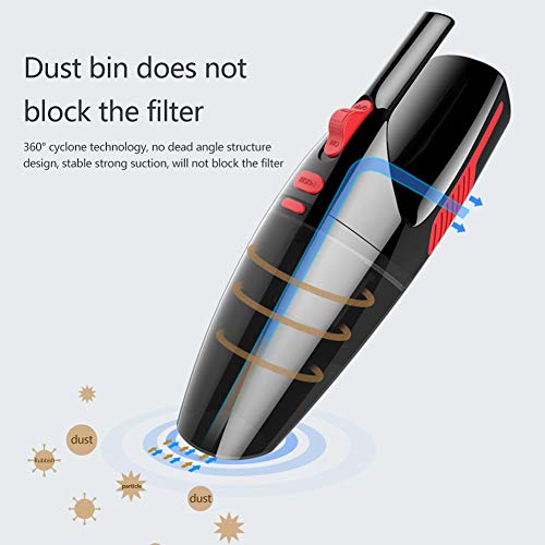BetterLife2 Rechargeable Charge Handheld Vacuum Car Cordless Vacuum Cleaner Easy Clean Cyclone Suction Lightweight Hand Vac - Thumbnail 7