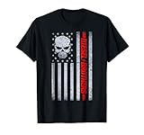 Mens Diesel Brothers Grungy American Flag Skull Graphic T-Shirt XL Black