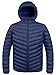 ZSHOW Men's Packable Puffer Jacket Hooded Lightweight Winter Coat for Travel Outdoor Hiking