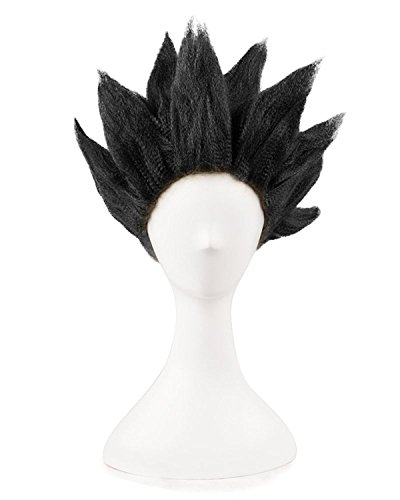 Unisex Anime Wig Black Yellow Adult and Child Son Goku Cosplay Costume Kids Halloween Wig Prop