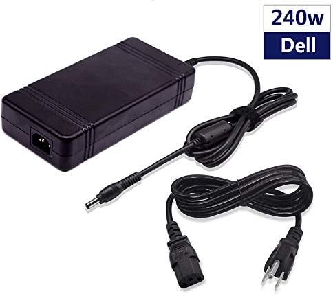 240W Dell Alienware Charger,19.5V 12.3A 240W Dell Alienware Power Adapter for Dell Alienware M17X R1 R2 R3 R4, M18x R2 X51, Dell Precision M6400 M6500 M6600 M6700 M6800