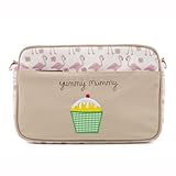 Pink Lining Mini Yummy Mummy Diaper Bag, Flamingo Walk