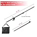 Emart 45W Dimmable Overhead Softbox Led Boom Arm Hairlight, Photography Photo Boom Light Stand w/Sandbag Setup, Adjustable Double Color Daylight Soft Box Set Continuous Studio Lighting Kit