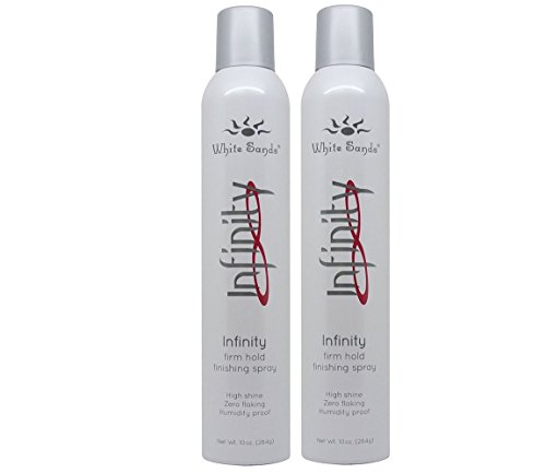 White Sands Infinity Hair Spray - (2 Pack) Flexible Firm Hold Hairspray For Finishing, Curling or Setting Hair Styles with Moveable Hold, Anti-Frizz (10oz)