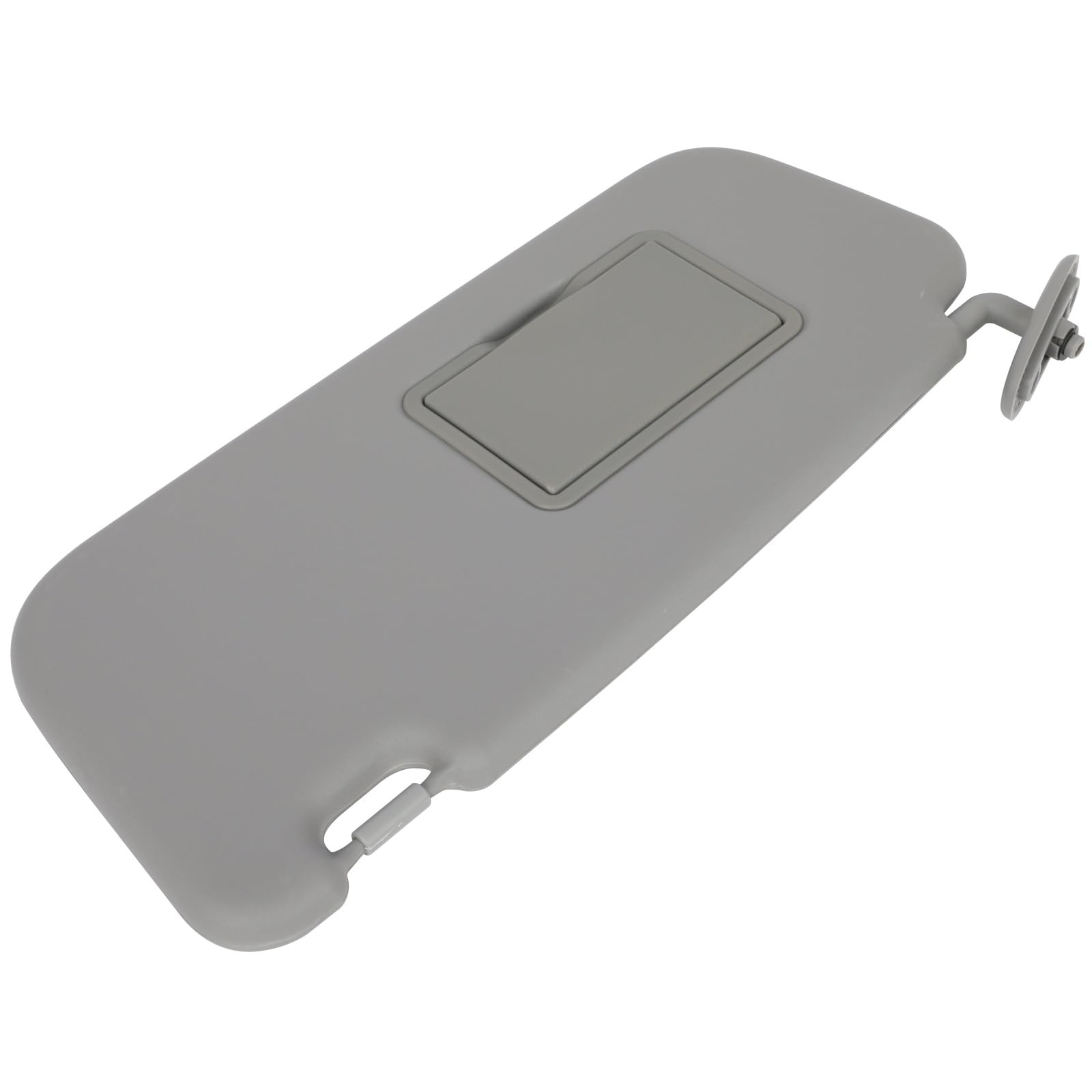 Photo 1 of Gray Left Driver Side Car Sun Visor Without Sunroof for 1999-2004 for Ford for F-250 Super Duty,1999-2004 for Ford for F-350 Super Duty,Replacement Assembly 852201C200QS,85220-1C200QS (with Mirror)