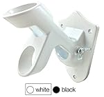 Green Grove Products Aluminum Flag Pole Bracket Mount 2 Positions - White