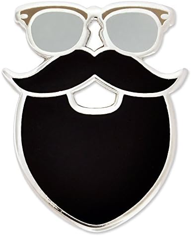 Trendy Hipster Glasses Mustache And Beardエナメルラペルピン 10 Emlaphunu Com