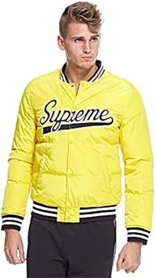 supreme yellow puffer jacket