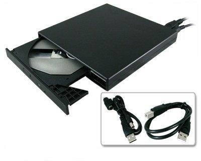 UbiGear Slim External USB 2.0 DVD-ROM CD-ROM CD DVD ROM Drive For Windows Xp WIN 7 Vista Lenovo Asus Sony Gateway Macbook Loptop Pc Portable - Thumbnail 3