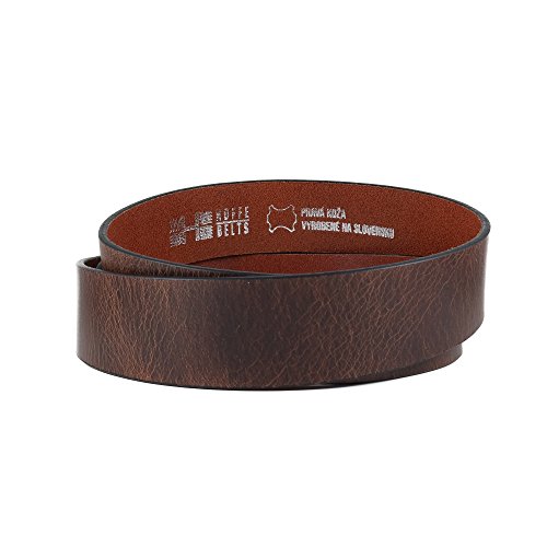 Hoffebelts Men's Leather Belt Bruce (Medium)