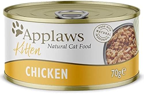 Applaws Natural Cat Food Chicken Wet food for Kitten (70g, Pack of