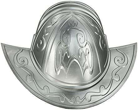 Réplica Casco Conquistador Pluma Roja Casco Medieval Español Morion Con Pluma Roja | Réplica Decorativa En Acero 18g | Para Decoración, Disfraces, Regalo - THOR INSTRUMENTS Acabado Cromado Réplica Casco Conquistador Pluma Roja Casco Medieval Español Morion Con Pluma Roja | Réplica Decorativa En Acero 18g | Para Decoración, Disfraces, Regalo - THOR INSTRUMENTS Acabado Cromado