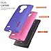 LG G4 Case, TOTU G4 Case [Durable Series] Protective Grip Cover [Drop Protection] Hard Shock-Resistant Hybrid Cover Dual Layer Armor Defender Case for LG G4 - BlueViolet/Rose