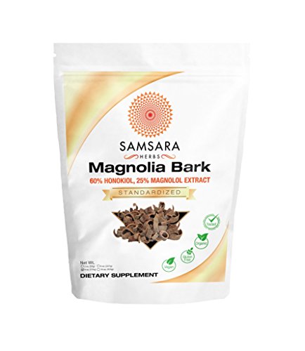 Magnolia Bark Extract Powder (4oz/114g) 60% Honokiol, 25% Magnolol