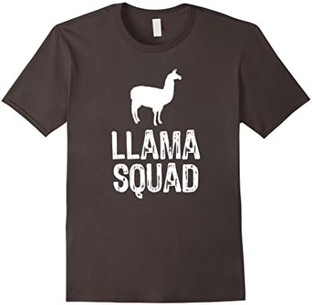 Mens Llama Squad T-Shirt Medium Asphalt