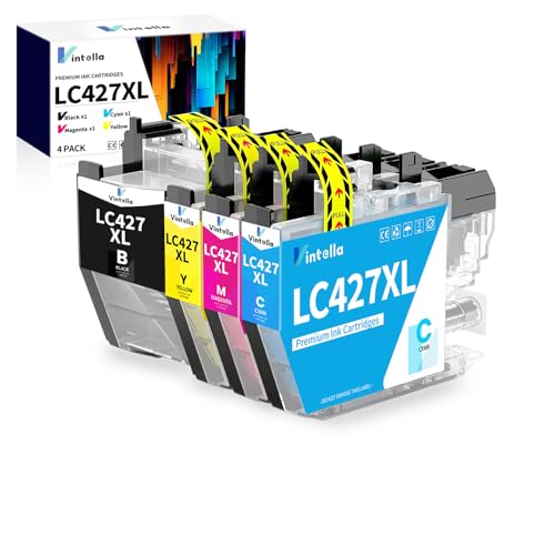 Vintella LC427XL LC-427XL Patronen Kompatibel für Druckerpatronen Brother LC427 LC427XL LC-427XL LC-427VAL Multipack für Brother MFC-J5955DW MFC-J6955