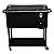 New Black 80 Quart Cooler Beer Cart Outdoor Entertaining Rolling Party Stee