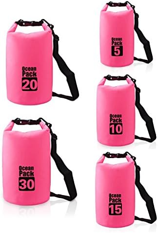 Waterproof Floating Dry Bag with Waterproof Phone Case ,Durable and Lightweight 10L/20L/30L Ocean Pack Sack for Floating, Diving, Camping, Hiking, Rafting, Swimming,Snowboarding and Fishing