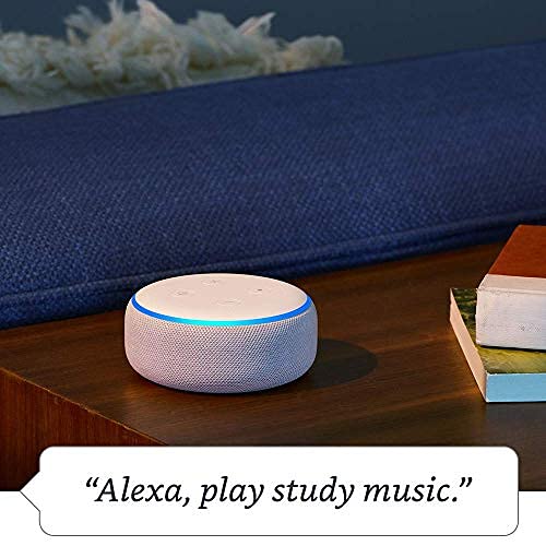 Echo Dot (3rd Gen) Charcoal with Sengled Bluetooth Color bulb