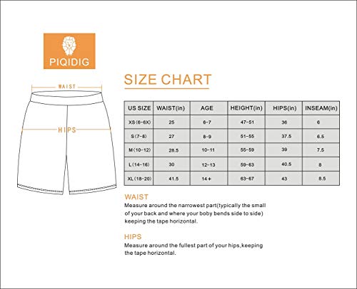 image for PIQIDIG Youth Boys' Loose Fit Athletic Shorts Quick Dry Active Shorts 