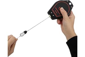 JECTSE Spring Balancer, 0.6-2.0 kg Retractable Scale Wire Rope Balancer Tool Holder Hanger, Metal and Rubber Wall Pulley, Prevent Damage to Tools and Improve Working Efficiency, ES620