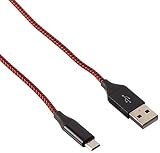 Jebe Micro USB Cable,4Pack 3FT/6FT/6FT/10FT Long Premium Nylon Braided Android Charger USB to Micro USB Charging Cable Samsung Charger Cord for Samsung Galaxy S7 Edge/S7/S6/S4/S3,Note 5/4/3(BlackRed)