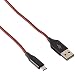 Jebe Micro USB Cable,4Pack 3FT/6FT/6FT/10FT Long Premium Nylon Braided Android Charger USB to Micro USB Charging Cable Samsung Charger Cord for Samsung Galaxy S7 Edge/S7/S6/S4/S3,Note 5/4/3(BlackRed)
