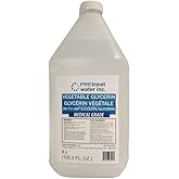 Vegetable Glycerin, 4 Liter, 99.7% Pure, Made in Canada, USP Medical, Kosher, Food and Pharmaceutical Grade, used for Skin, H