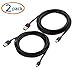 Cable Matters 2-Pack USB to Mini USB Cable 15 ft (Blue Yeti Microphone Cord/USB Cable Cord for Canon Rebel/PowerShot/EOS Cameras) Works with Blue Yeti USB Microphone, Blue Snowball iCE USB Microphone