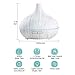 LEMON 300 ml Cool Mist Air Humidifier Ultrasonic Aroma Essential Oil Diffuser for Office, Home, Bedroom, Living Room, Study, Yoga, Spa; White Wood Grain with Multiple Lighting Optionsthumb 2
