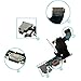 COHK USB Charging Port Dock Flex Cable with Microphone and Headphone Audio Jack Replacement for iPhone 6s 4.7 inchs Grey