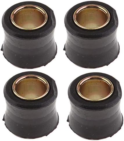 初売り B Baosity 4個 ショックアブソーバーブッシュ 12mm ゴム製 後部 継手 衝撃吸収 オートバイ