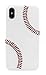 mcmadley Leather Baseball Phone Case for iPhone X/XS Made with Professional Baseball Leather and Raised Stitch, Ultra Thin, Protective Grip, Light Weight, Perfect Apple iPhone Fit and Finish