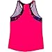 New Balance Girls' Big Fashion Performance Tank, Pink/Abs Brush, 10/12