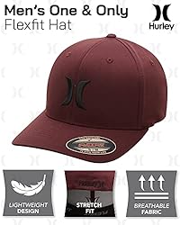 Hurley Men's Baseball, Mahogany, Large-X-Large