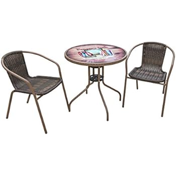Amazon Com Panama Jack Pjo 9001 3pc Cafe Collection Outdoor