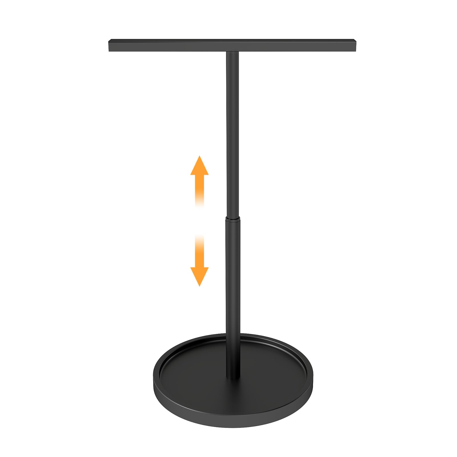 Photo 1 of Hand Towel Stand, Towel Holder Stand for Bathroom Countertop Kitchen, 16.5IN Adjustable Retractable T-Shape Hand Towel Rack, Matte Black