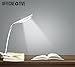 LED Clip On Reading Light, 3 Brightness Reading Book Lamp USB Rechargeable, Touch Switch Book Light for Reading by Officreative