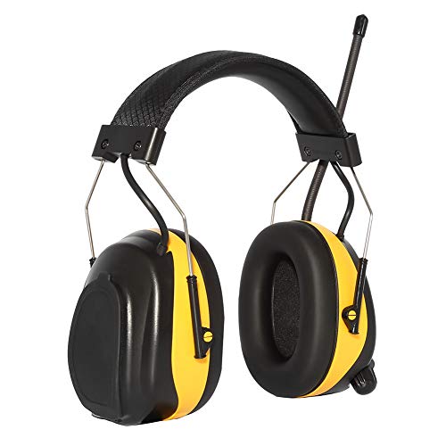 Safety Ear Muffs,Noise Cancelling AM/FM Radio Headphones with Bluetooth