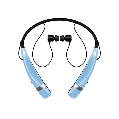 LG Electronics Tone Pro HBS-760 Bluetooth Wireless Stereo Headset Blue Sea Blue (Certified Refurbished)