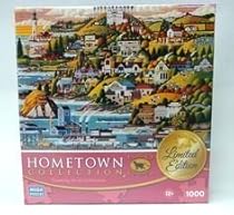 HOMETOWN COLLECTION Castle Country 1000 Piece Puzzle LIMITED EDITION by Mega Puzzles
